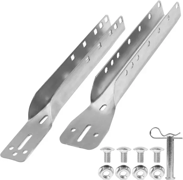 Magisale Garage Door Parts Bracket Adjustable Reinforcement Bracket, Carbon Steel Zinc Plated