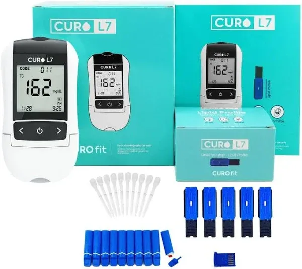 Curo L7 Blood Total Cholesterol Analyzer - Open Box