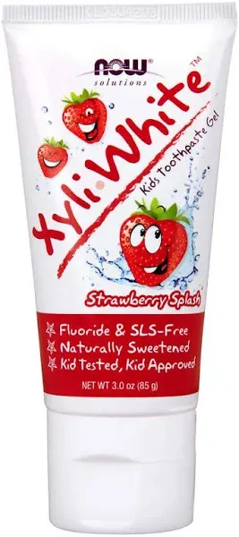 Now Foods Xyliwhite Strawberry Splash Toothpaste 1 Pack