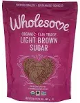 Wholesome Organic Lite Brown Sugar 24 oz (Pack of 3)