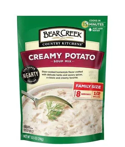 Bear Creek Soup Mix, Creamy Potato, Family Size - 10.5 oz