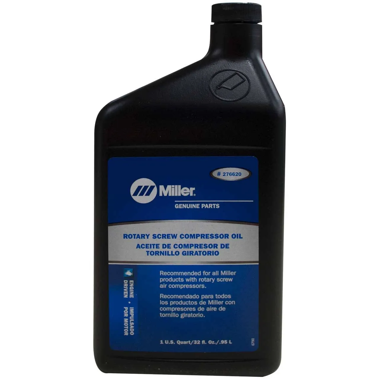 Miller 276620-1 Oil, Air Compressor Rotory Screw, Synthetic