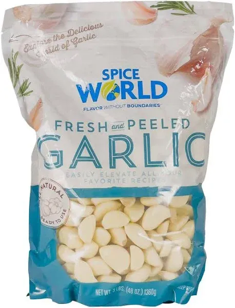 Spice World Fresh Peeled Garlic