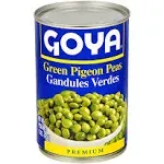 Goya Green Pigeon Peas, 15 Ounce, 24 per Case