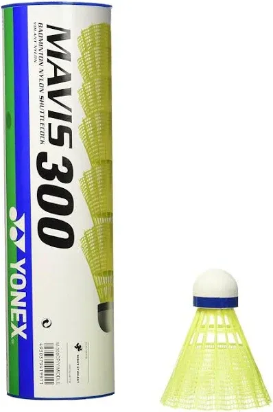 Yonex Mavis 300 Nylon Shuttlecocks (White Slow Speed)