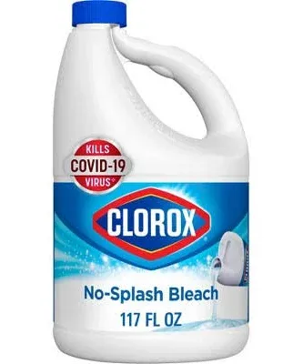 Clorox Splash-Less Bleach1, Disinfecting Bleach, Regular 77 Fluid Ounce Bottle (Package May Vary)