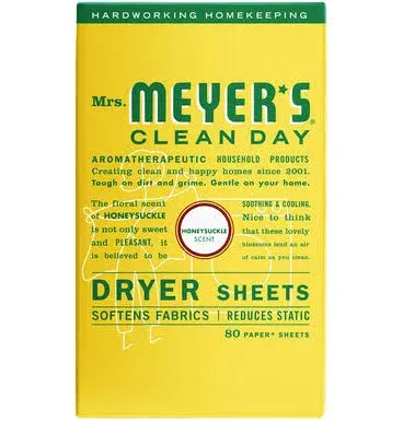 Mrs. Meyer's Clean Day Dryer Sheets