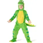 Kid's Green T-Rex Dinosaur Halloween Costume