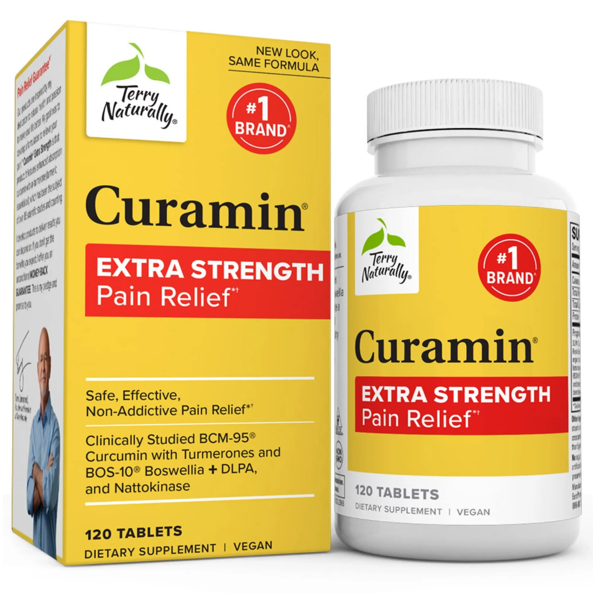 Curamin - 120 Capsules - Non-Addictive Pain Relief Supplement 120