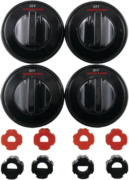 Range Kleen Gas Range Replacement Knob. Black 8214