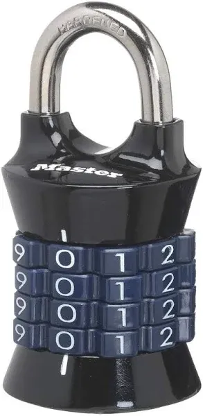 Master Lock 1535DWD Master Lock Word Combo Padlock Assorted Colors