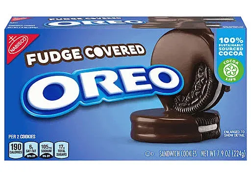 Oreo Chocolate Fudge Covered Sandwich Cookie (7.9 oz)