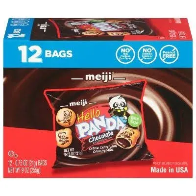 Meiji Hello Panda Chocolate Cookies