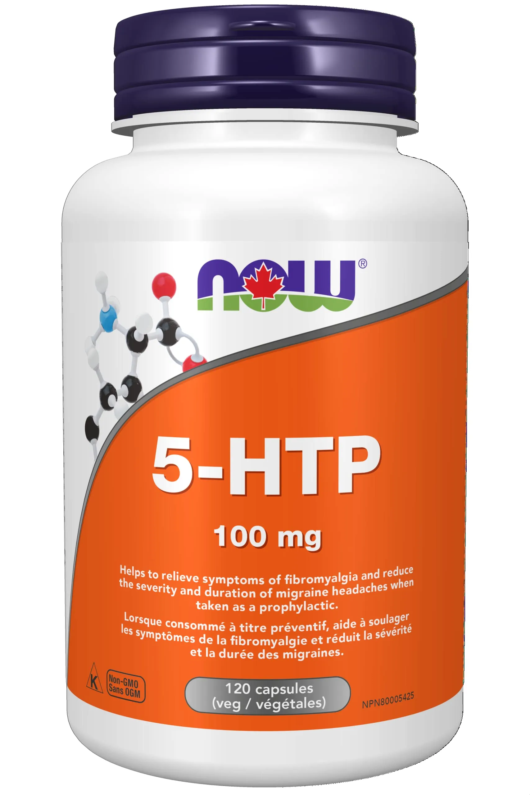 NOW 5-HTP 100 mg Chewable (90 Tablets)