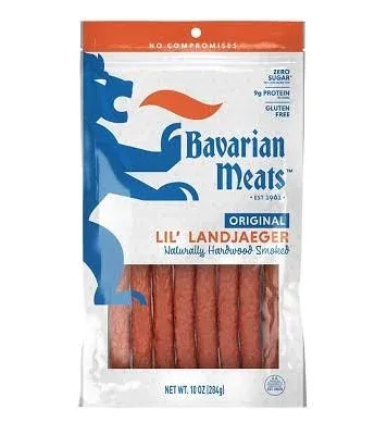 Lil&#039; Landjaeger German Style Smoked Sausage Snack Sticks, 10 Ounce