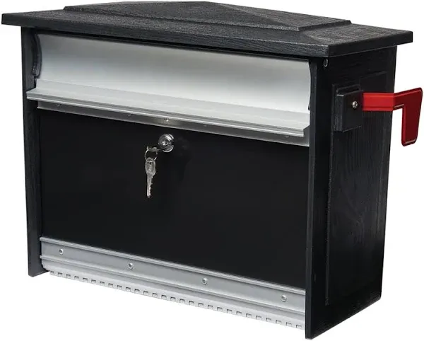 Gibraltar MSK00000 Aluminum Locking Mailbox 17.1 L x 13.3 H x 8.4 W in.