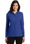 Port Authority® Ladies Silk Touch™ Long Sleeve Polo