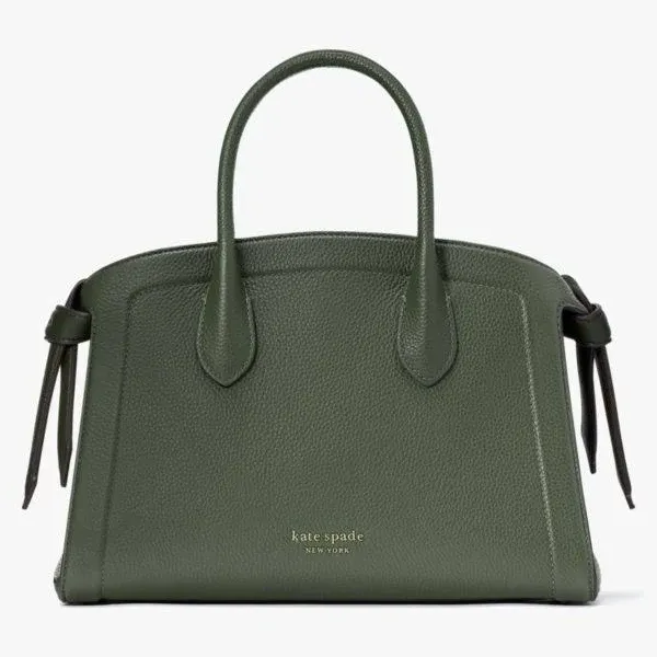 Kate Spade Knott Pebbled Leather Medium Zip-Top Satchel