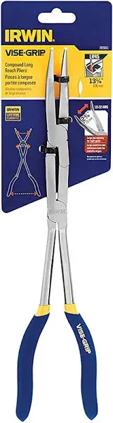 IRWIN VISE-GRIP 13.25-in Bent Compound Long Reach Pliers