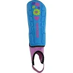 Vizari Blossom Shin Guard, Blue, Large