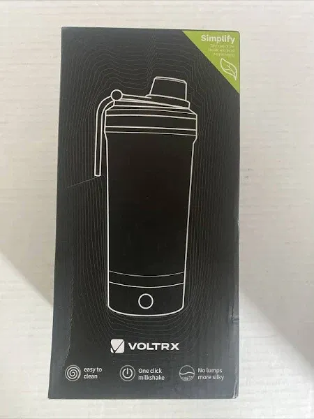 VOLTRX Premium Electric Protein Shaker Bottle, Made with Tritan - BPA Free - 24 oz 