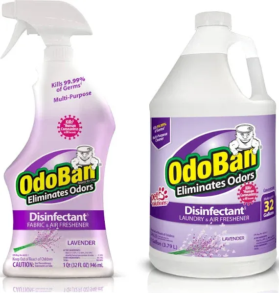 Odoban Ready-to-Use 360-Degree Continuous Spray Disinfectant and Odor Eliminator, Fabric and Air Freshener