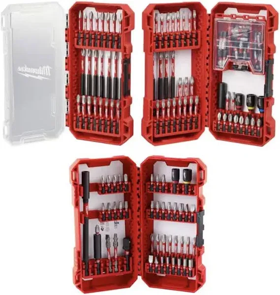 Milwaukee 48-32-4082 SHOCKWAVE Impact Duty 100 Pc Driver Bit Set W/PACKOUT Case