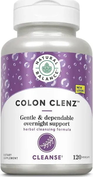 Natural Balance Colon Clenz 120 Vegetarian Capsules