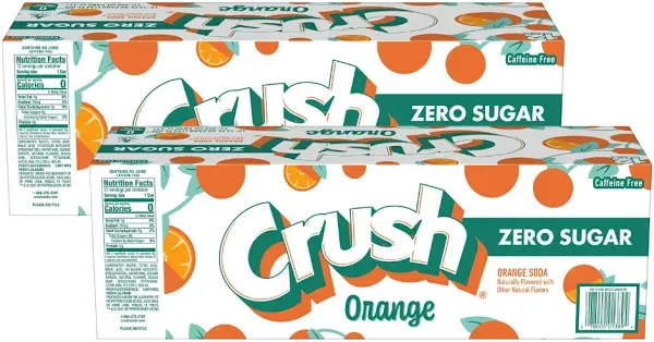 Crush Diet Orange Soda 12 Pack