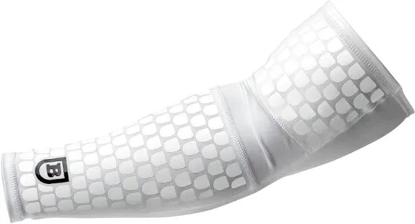 Battle Sports Ultra-Stick Football Full Arm Sleeve - White