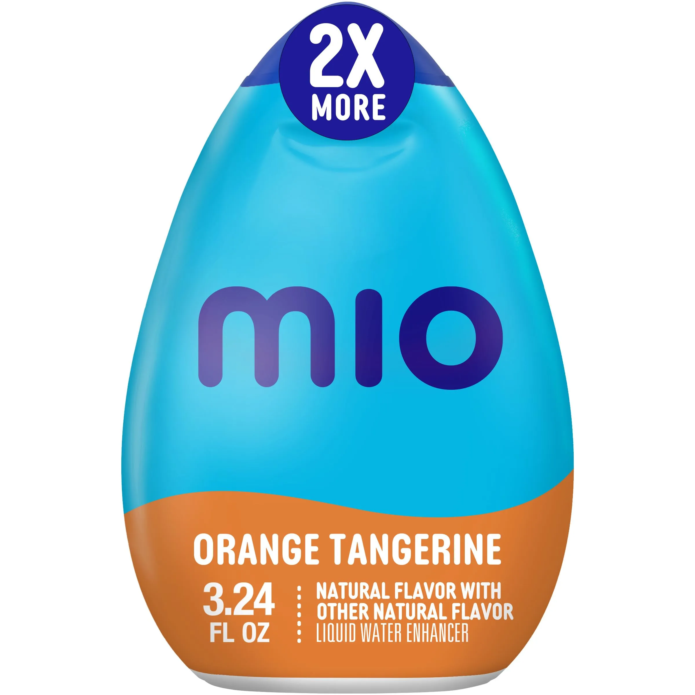 MiO Vitamins Orange Tangerine Liquid Water Enhancer with 2x More Bottle - 3.24 Fl. Oz.