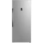 21 cu. ft. Frost-Free Upright Freezer Midea Color: Stainless Steel