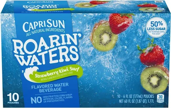 Capri Sun Roarin' Waters Strawberry Kiwi Flavored Water Beverage