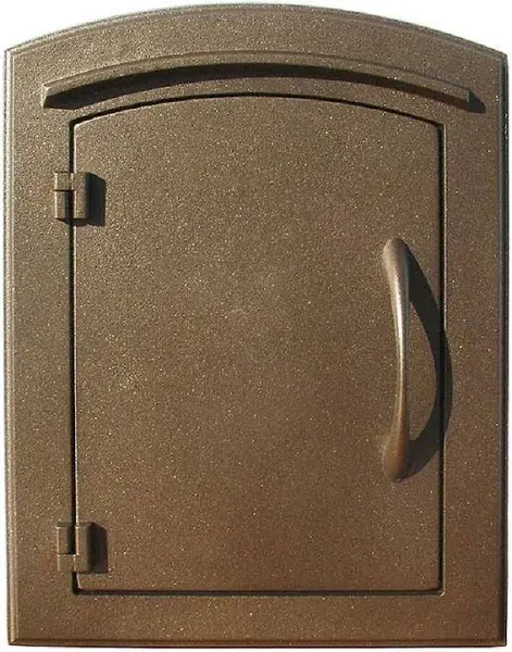 Manchester Non-Locking Plain Door Column Mount Mailbox