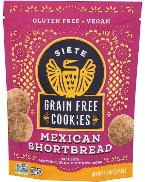 Siete Cookies Grain Free Mexican Shortbread