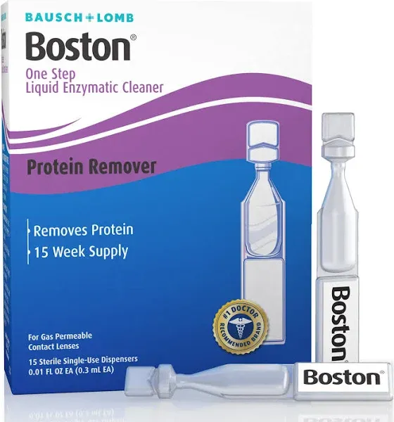 Bausch & Lomb Boston One Step Liquid Enzymatic Cleaner