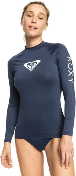 Whole Hearted Long Sleeve Rash Guard, Anthracite