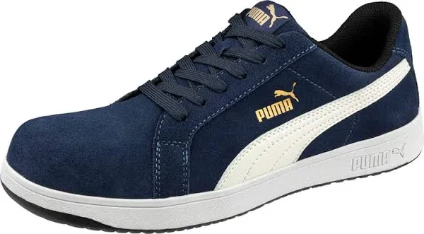 Shop Blue Mens Puma Safety Iconic Low Electrical Hazard Composite Toe Work Shoes