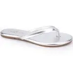 Yosi Samra Rivington Flip Flop in Silver