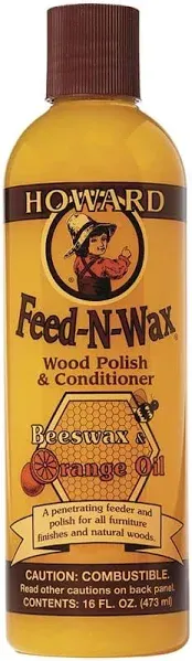 Howard Feed-N-Wax Wood Polish Conditioner