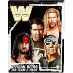 nWo Retro 4-Pack Hollywood Hulk Hogan, Syxx, Scott Hall & Kevin Nash Action Figure