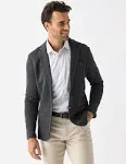 Faherty Inlet Knit Blazer M / Medium Grey Melange