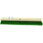 Tough Guy Push Broom Head,Threaded,<wbr/>18&#034; Sweep Face 3U766 Tough Guy 3U766