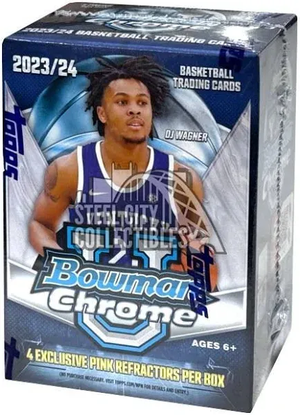 Bowman University Chrome Basketball Blaster Box Case