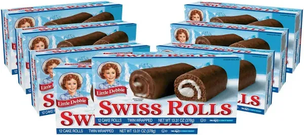 Little Debbie Swiss Rolls - 12 cakes, 13 oz