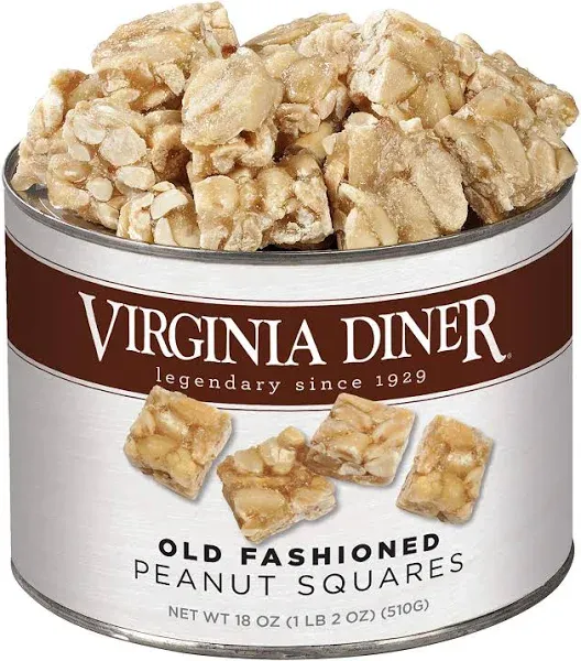 Virginia Diner Peanut Squares, Old Fashioned - 18 oz