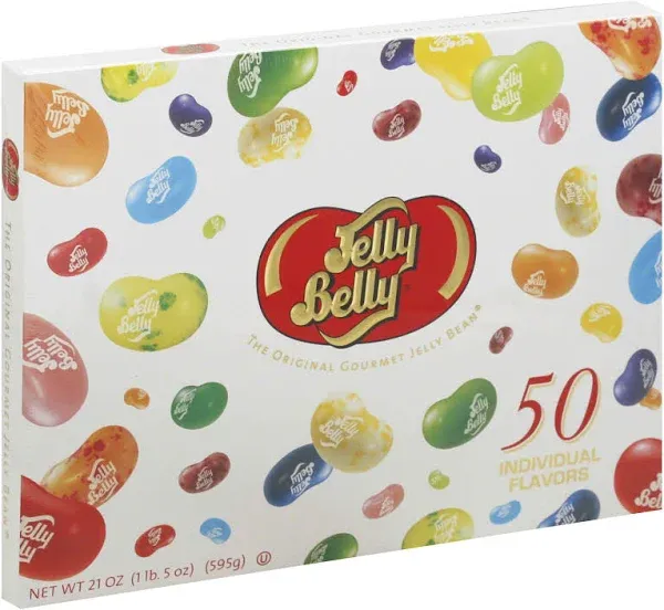 Jelly Belly Jelly Beans, Gourmet, 50 Flavors - 21 oz