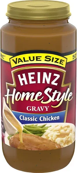 Heinz Gravy, Classic Chicken, Homestyle, Value Size - 18 oz