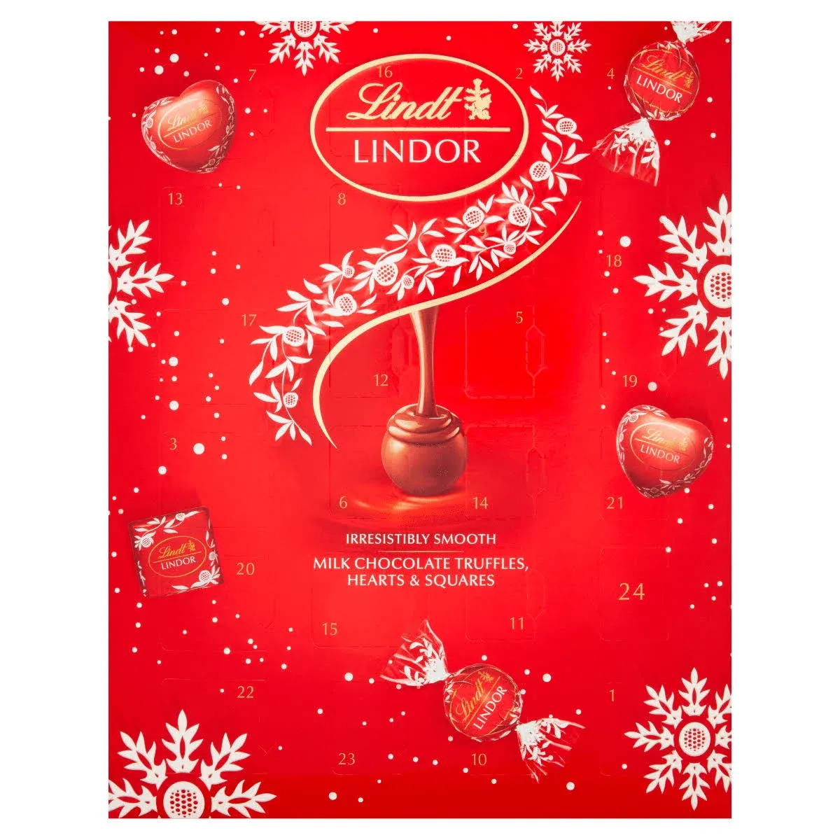 Lindt 300g Lindor Milk Chocolate Advent Calendar