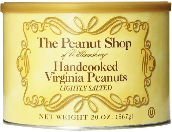 The Peanut Shop of Williamsburg Handcooked Virginia Peanuts